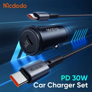 شارژر فندکی 30 وات مک دودو مدل CC-7493 W-Cable به همراه کابل USB-C 102926008